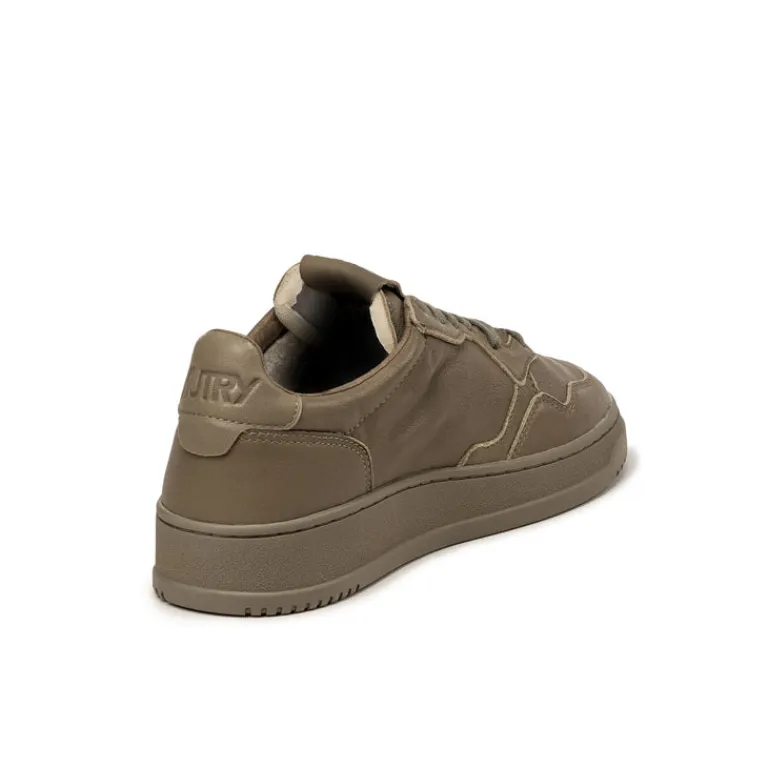 Autry Sneakers En Cuir*Medalist *Solid Goat* Mud Green