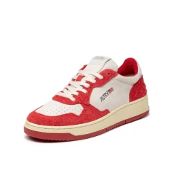 Autry Sneakers En Cuir*Medalist *Suede / Long Suede* Red