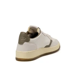 Autry Sneakers En Cuir|Sneakers Blancs*Medalist *Virgin / Crack* White / Covert Green