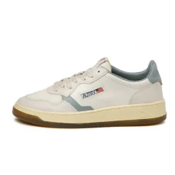 Autry Sneakers En Cuir|Sneakers Blancs*Medalist *Virgin / Crack* White / Silver Blue