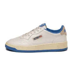 Autry Sneakers En Cuir|Sneakers Blancs*Medalist *Virgin / Sponge* White / Palace Blue