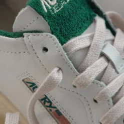 Autry Sneakers En Cuir|Sneakers Blancs*Medalist *Virgin / Sponge* White / Forest