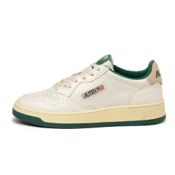 Autry Sneakers En Cuir|Sneakers Blancs*Medalist *Virgin / Sponge* White / Forest
