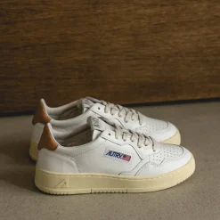 Autry Sneakers En Cuir|Sneakers Blancs*Medalist W White / Sandstorm