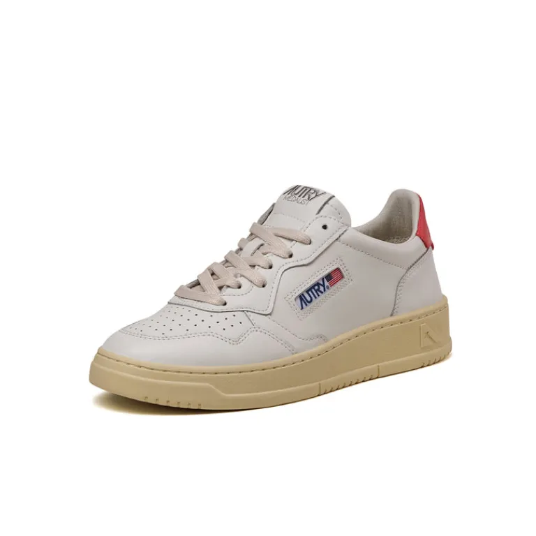 Autry Sneakers En Cuir|Sneakers Blancs*Medalist W White / Tearose