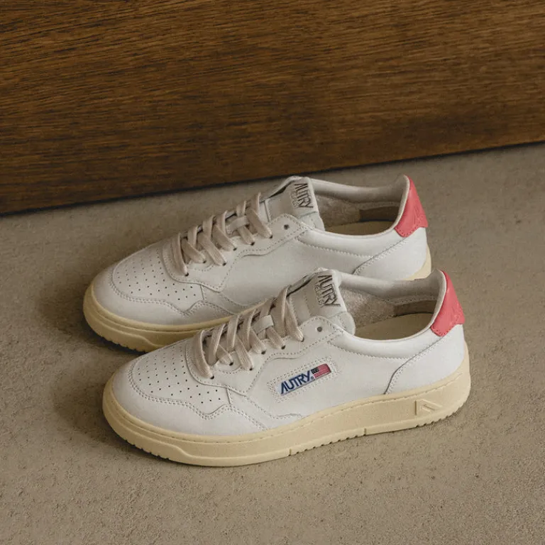 Autry Sneakers En Cuir|Sneakers Blancs*Medalist W White / Tearose