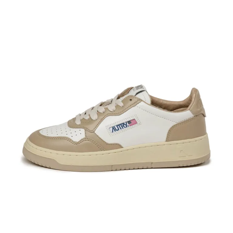 Autry Sneakers En Cuir|Sneakers Blancs*Medalist W Wht / Wht Pep