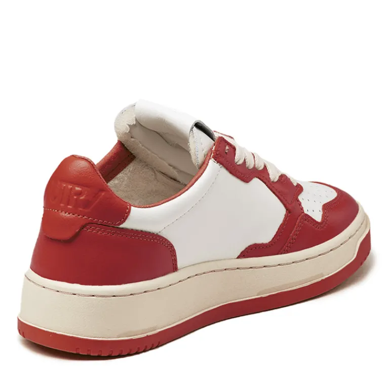 Autry Sneakers En Cuir*Medalist W White / Red