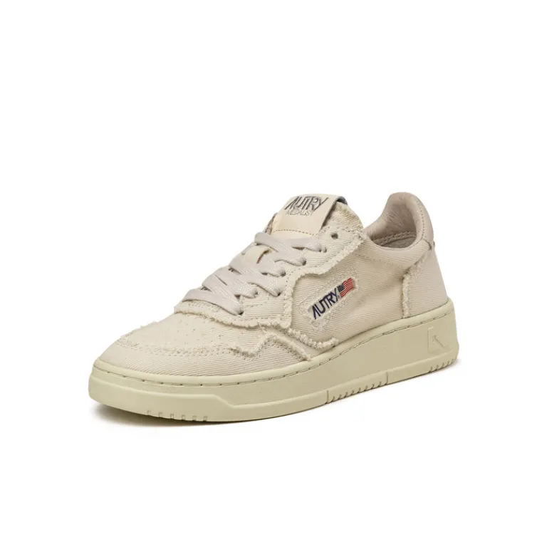 Autry Sneakers En Cuir*Medalist W *Denim / Denim* Ivory