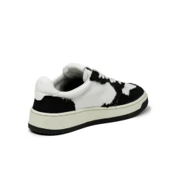 Autry Sneakers En Cuir|Sneakers Blancs*Medalist W *Goat / Canvas* Black