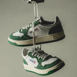 Autry Sneakers En Cuir*Medalist W *Goat / Canvas* Eden