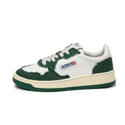 Autry Sneakers En Cuir*Medalist W *Goat / Canvas* Eden