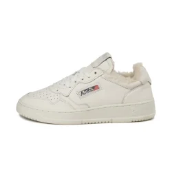 Autry Sneakers En Cuir|Sneakers Blancs*Medalist W *Goat / Sherpa* White