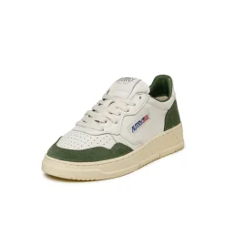 Autry Sneakers En Cuir|Sneakers Blancs*Medalist W *Goat / Suede* White / Military