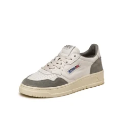 Autry Sneakers En Cuir|Sneakers Blancs*Medalist W *Goat / Suede* White / Grey