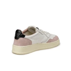 Autry Sneakers En Cuir*Medalist W *Goat / Suede* Powder / Black