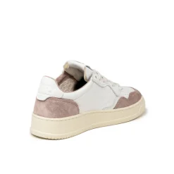 Autry Sneakers En Cuir|Sneakers Blancs*Medalist W *Goat / Suede* White / Nude