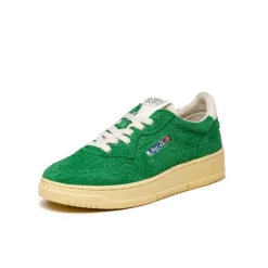 Autry Sneakers En Cuir*Medalist W *Hairy Suede* Golf Green