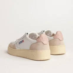Autry Sneakers En Cuir|Sneakers Blancs*Medalist W *Leather / Suede* White / Pow