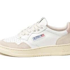 Autry Sneakers En Cuir|Sneakers Blancs*Medalist W *Leather / Suede* White / Pow