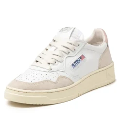 Autry Sneakers En Cuir|Sneakers Blancs*Medalist W *Leather / Suede* White / Pow