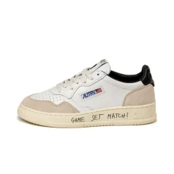 Autry Sneakers En Cuir|Sneakers Blancs*Medalist W *Leather / Suede* White / Black