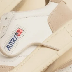Autry Sneakers En Cuir|Sneakers Blancs*Medalist W *Leather / Suede* White / White Pepper