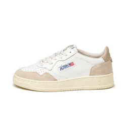 Autry Sneakers En Cuir|Sneakers Blancs*Medalist W *Leather / Suede* White / White Pepper