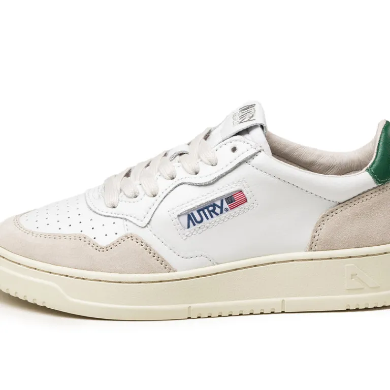 Autry Sneakers En Cuir|Sneakers Blancs*Medalist W *Leather / Suede* Leat / Suede White / Amazon