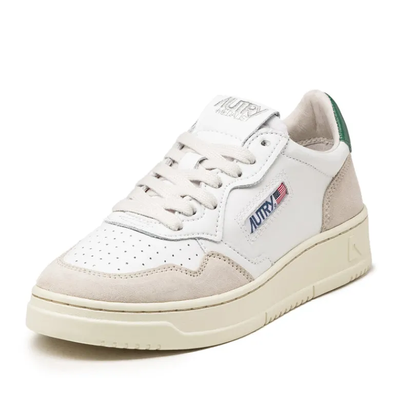 Autry Sneakers En Cuir|Sneakers Blancs*Medalist W *Leather / Suede* Leat / Suede White / Amazon