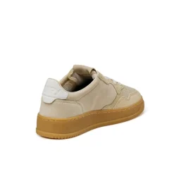 Autry Sneakers En Cuir*Medalist W *Mix Suede* Sand / Ecru