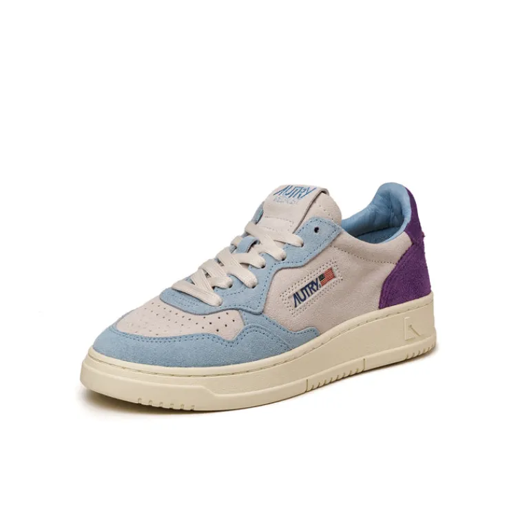 Autry Sneakers En Cuir*Medalist W *Suede* Prt / Mauve