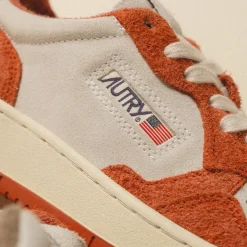 Autry Sneakers En Cuir*Medalist W *Suede / Long Suede* Rust