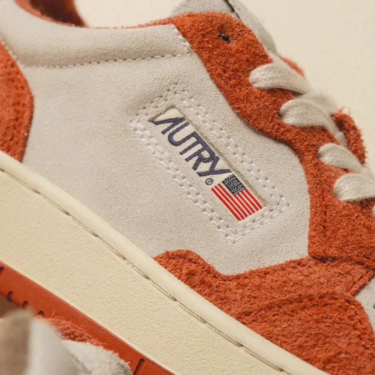 Autry Sneakers En Cuir*Medalist W *Suede / Long Suede* Rust