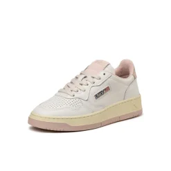 Autry Sneakers En Cuir|Sneakers Blancs*Medalist W *Virgin / Sponge* White / Powder Pink