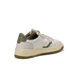 Autry Sneakers En Cuir|Sneakers Blancs*Medalist W *Virgin / Crack* White / Covert Green