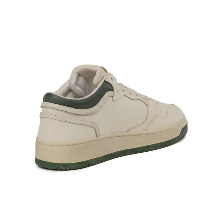 Autry Sneakers Montantes|Sneakers En Cuir*Med-Way Mid *Leather / Crack* Mountain / Marshmallow