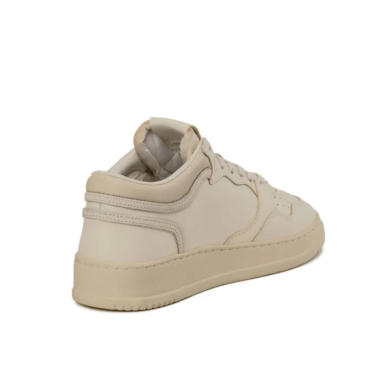 Autry Sneakers Montantes|Sneakers En Cuir*Med-Way Mid *Leather / Crack* White / Marshmallow