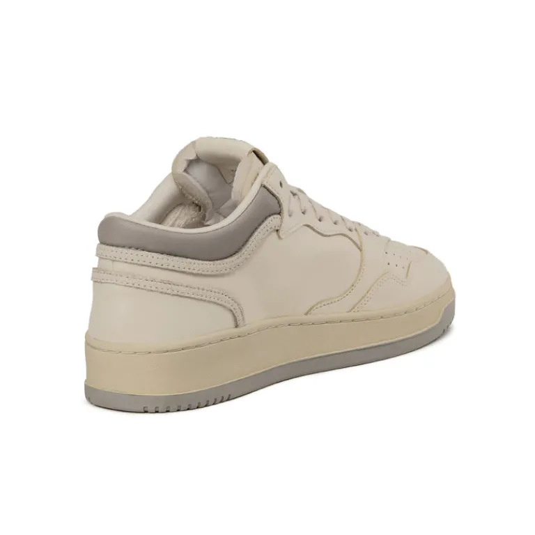 Autry Sneakers Montantes|Sneakers En Cuir*Med-Way Mid *Leather / Crack* Vapor / Marshmallow