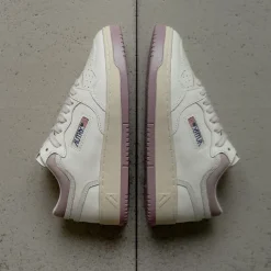 Autry Sneakers Montantes|Sneakers En Cuir*Med-Way Mid W *Leather / Crack* Zephyr / Marshmallow