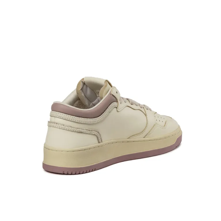 Autry Sneakers Montantes|Sneakers En Cuir*Med-Way Mid W *Leather / Crack* Zephyr / Marshmallow