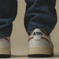 Autry Sneakers En Cuir|Sneakers Blancs*Open Low Dragon