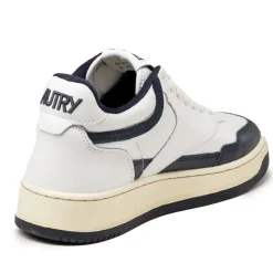 Autry Sneakers En Cuir|Sneakers Blancs*Open Mid White / Blue