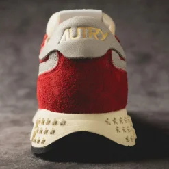 Autry Sneakers En Cuir|Chaussures De Running Retro*Reelwind Low Red