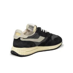 Autry Sneakers En Cuir|Chaussures De Running Retro*Reelwind Low Black