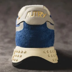 Autry Sneakers En Cuir|Chaussures De Running Retro*Reelwind Low Blue Princess