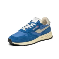 Autry Sneakers En Cuir|Chaussures De Running Retro*Reelwind Low Blue Princess
