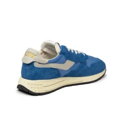 Autry Sneakers En Cuir|Chaussures De Running Retro*Reelwind Low Blue Princess