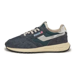 Autry Sneakers En Cuir|Chaussures De Running Retro*Reelwind Low Space / Silver