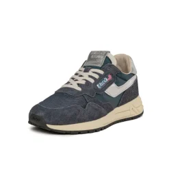 Autry Sneakers En Cuir|Chaussures De Running Retro*Reelwind Low Space / Silver